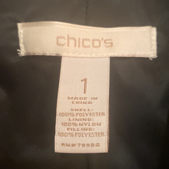 Chicos Leopard Vest w/ front pockets and zipper. Back elastic fur fit. Adorable - Picture 4 of 7